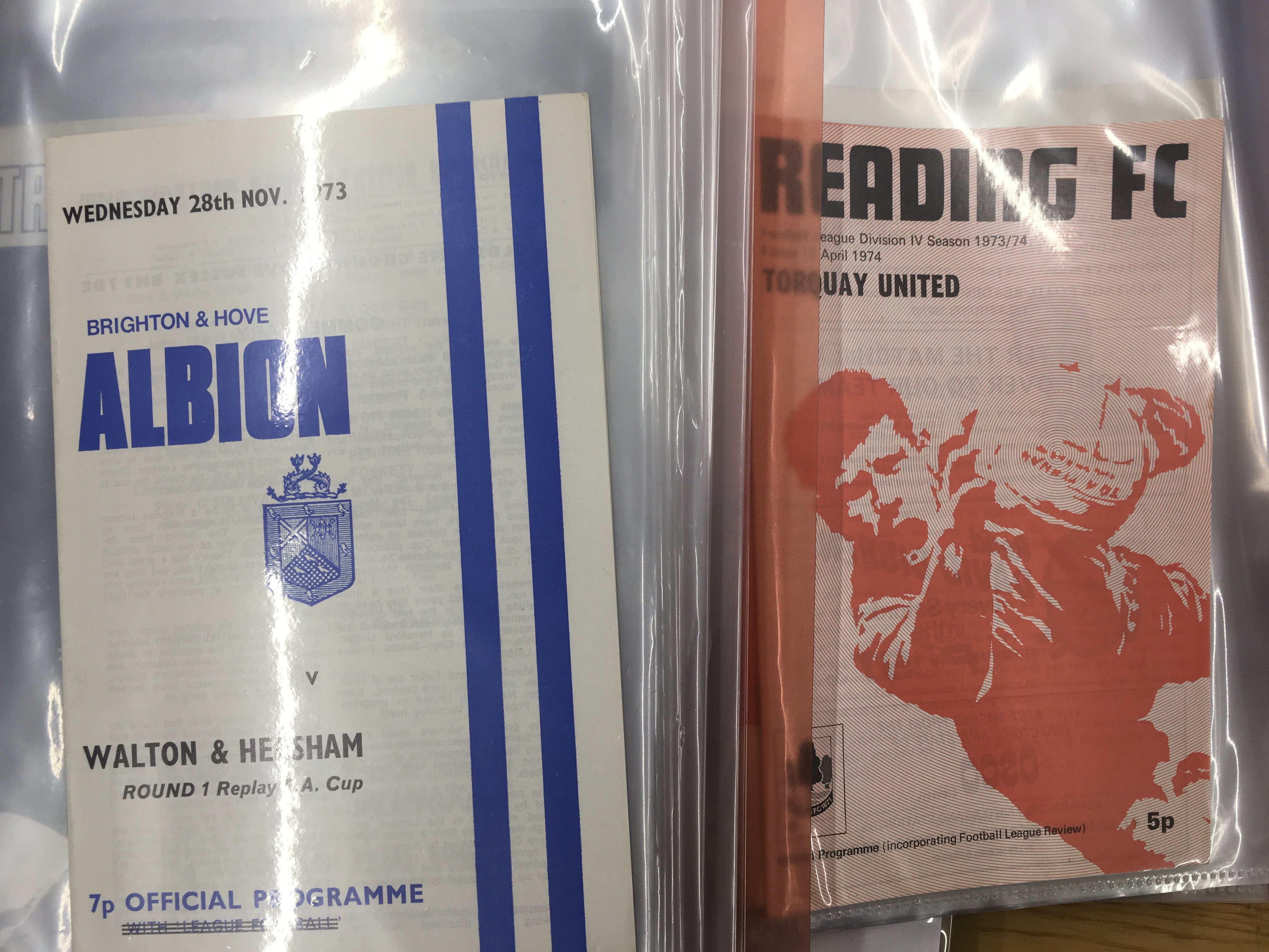 Football Programme Sets: Brighton 73/74 under Brai - Image 2 of 2