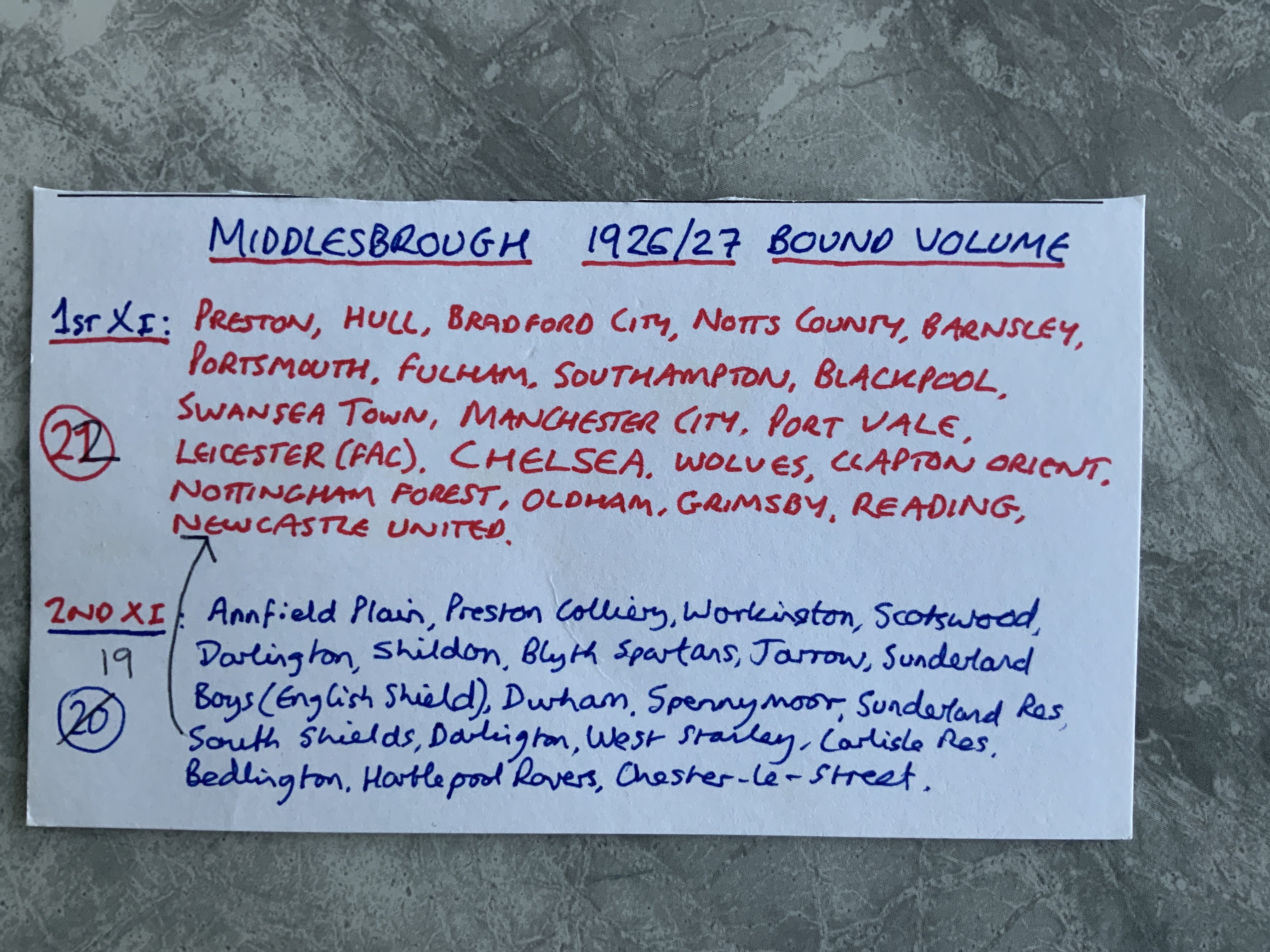 26/27 Middlesbrough Bound Volume Of Football Progr - Image 4 of 4