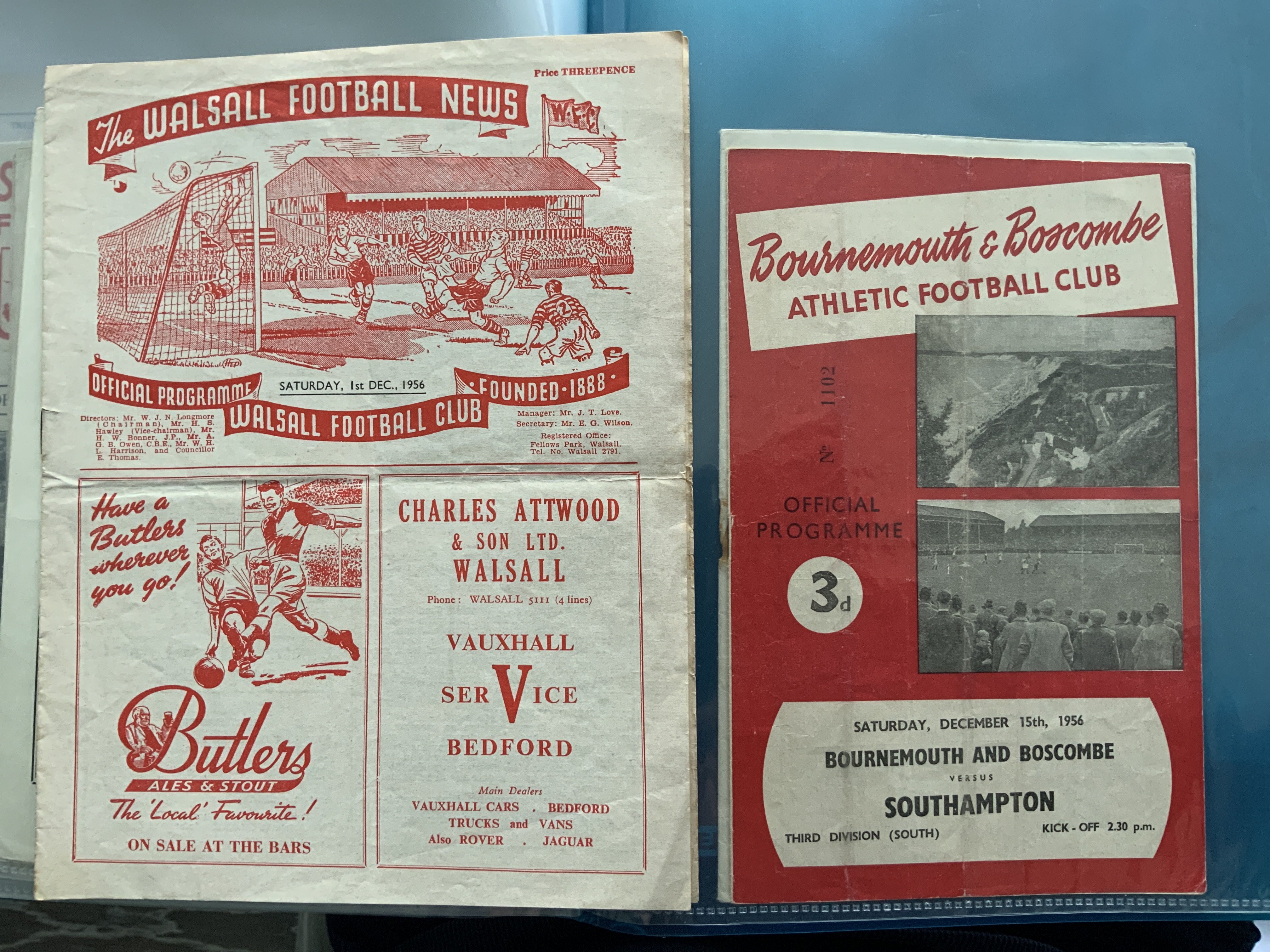 Southampton 1950s Sets Of Football Programmes: 56/ - Image 2 of 4