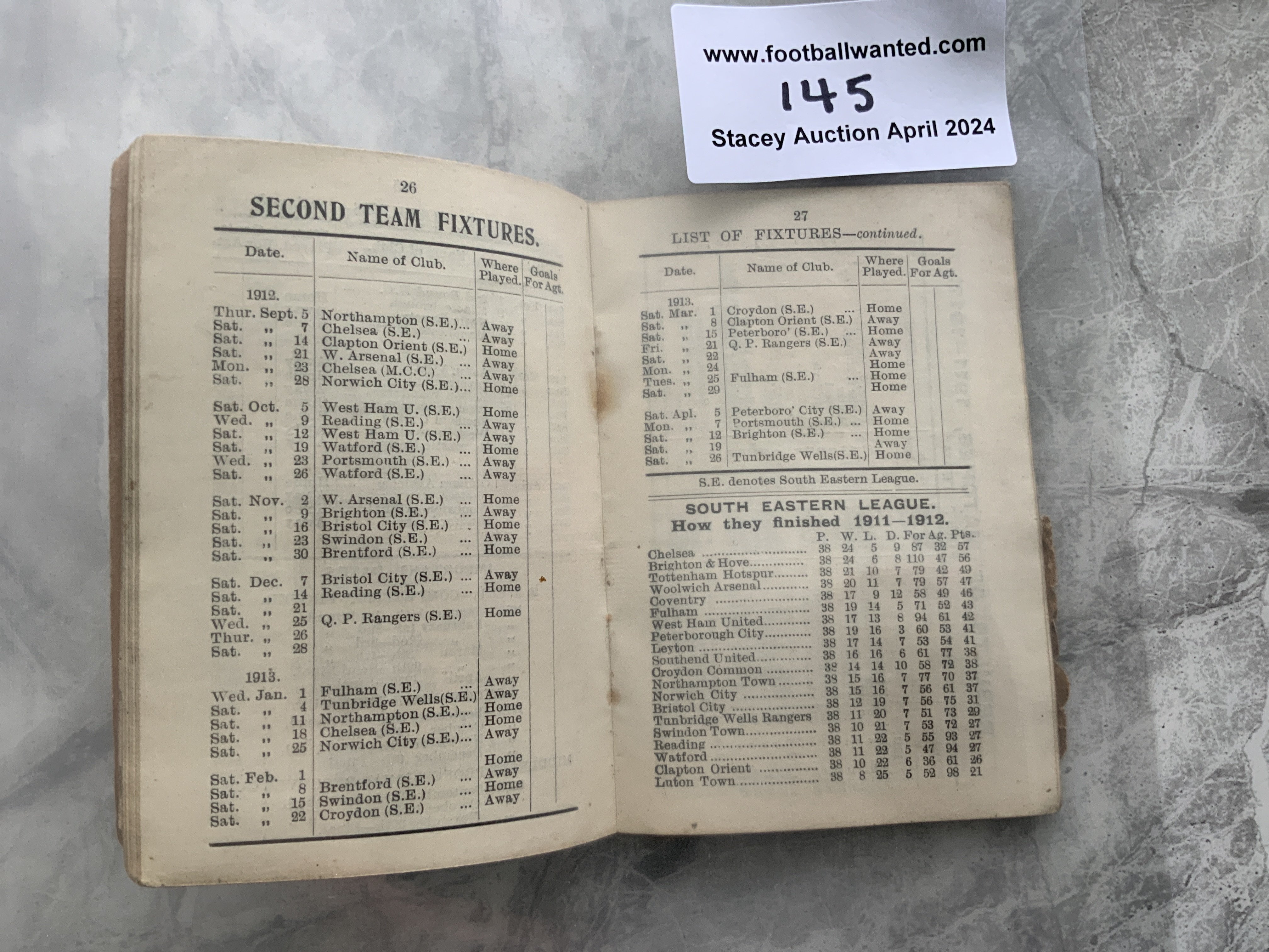 1912 - 1913 Tottenham Football Handbook: Complete - Image 3 of 5