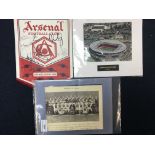Arsenal Football Memorabilia: Pennant signed by 8