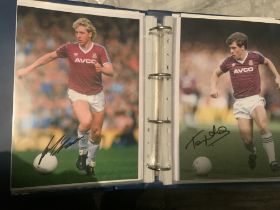 West Ham Signed Football Photo Collection: Stored