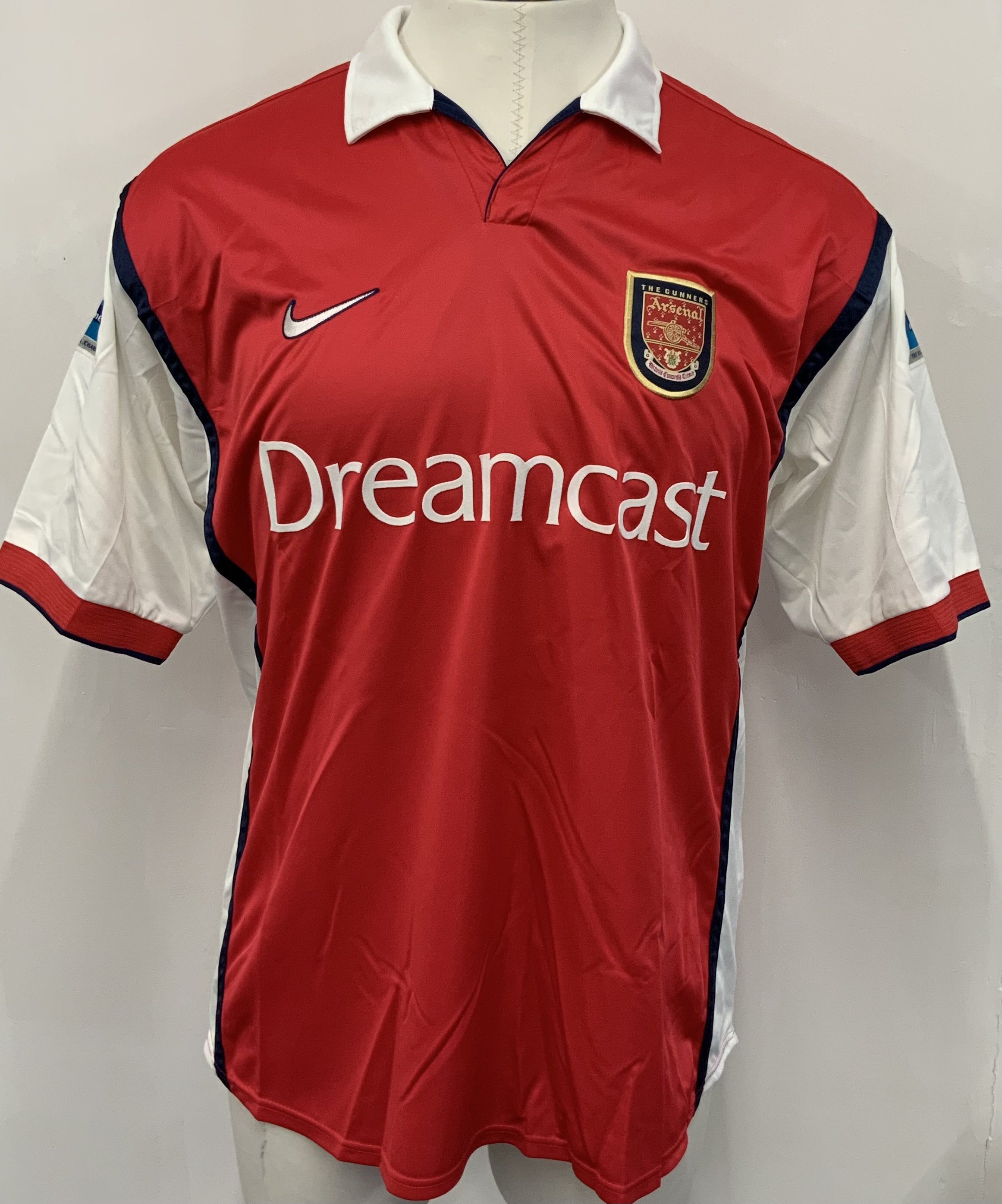 Winterburn Arsenal 1999 Charity Shield Match Worn - Bild 2 aus 4