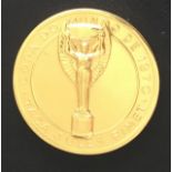 1970 21 Carat Gold Football World Cup Medal: When