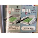 1950s Football Programmes: Folder with mainly mid