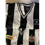 Newcastle United Match Worn Football Shirts: 5 a s