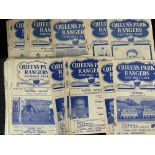 QPR Early 1950s Home Football Programmes: 50/51 x