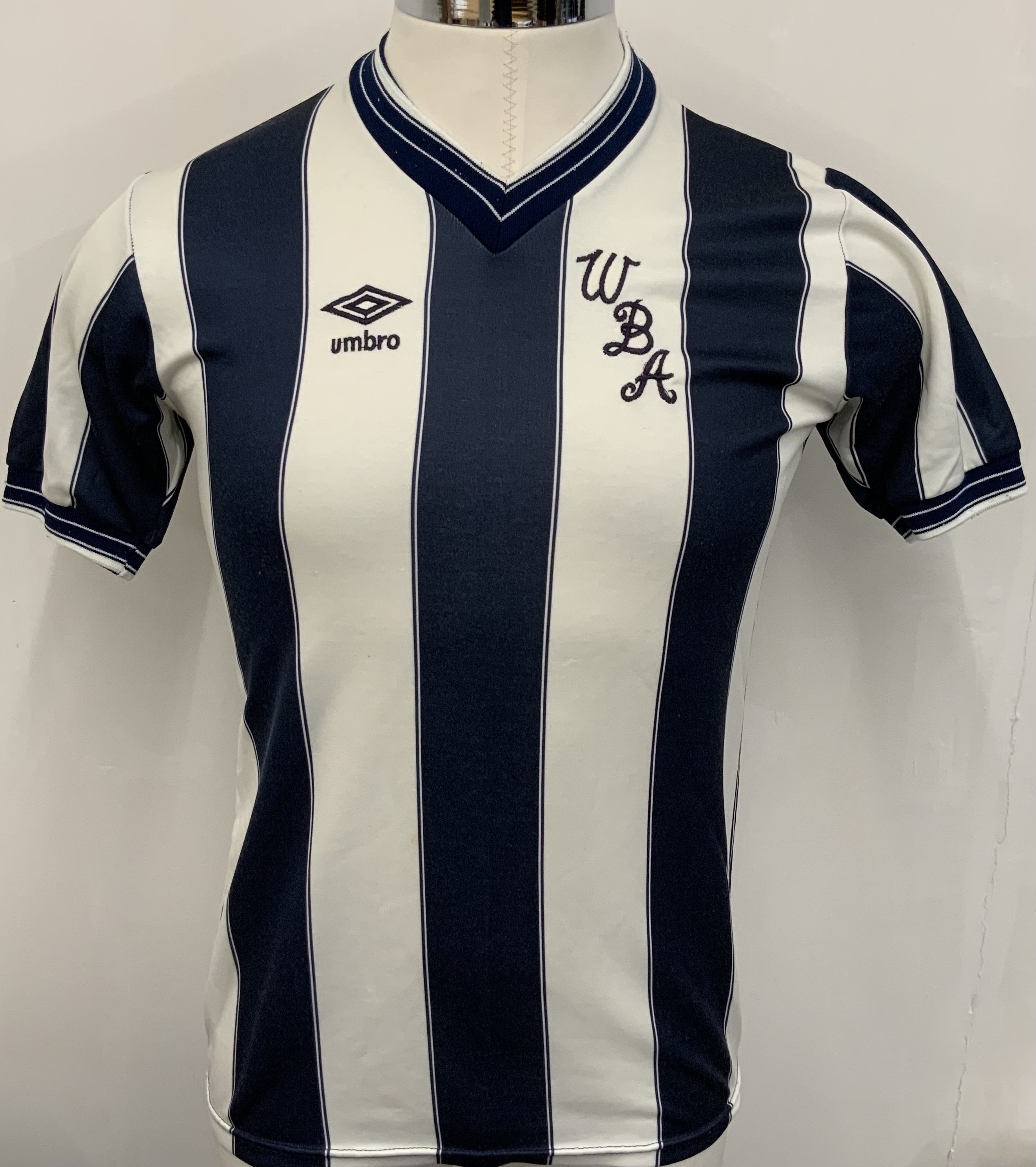 West Brom 1982 - 1983 Match Worn Home Football Shi