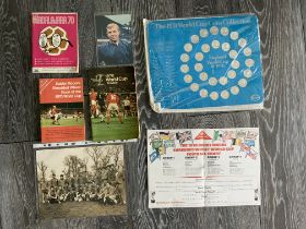 1970 World Cup Football Memorabilia: Includes offi