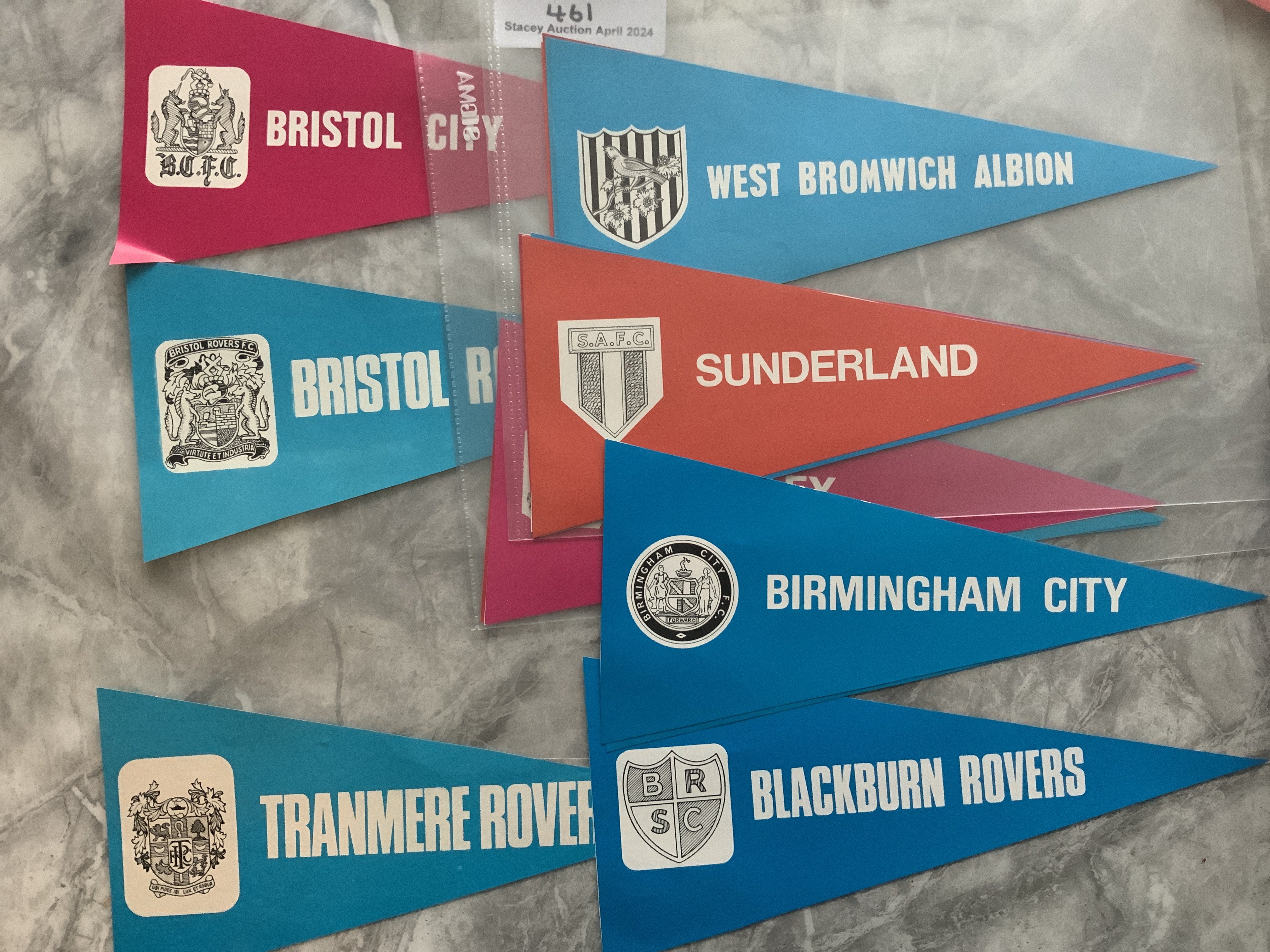 Pictorial Set Of English Football Pennants: Comple - Image 2 of 2