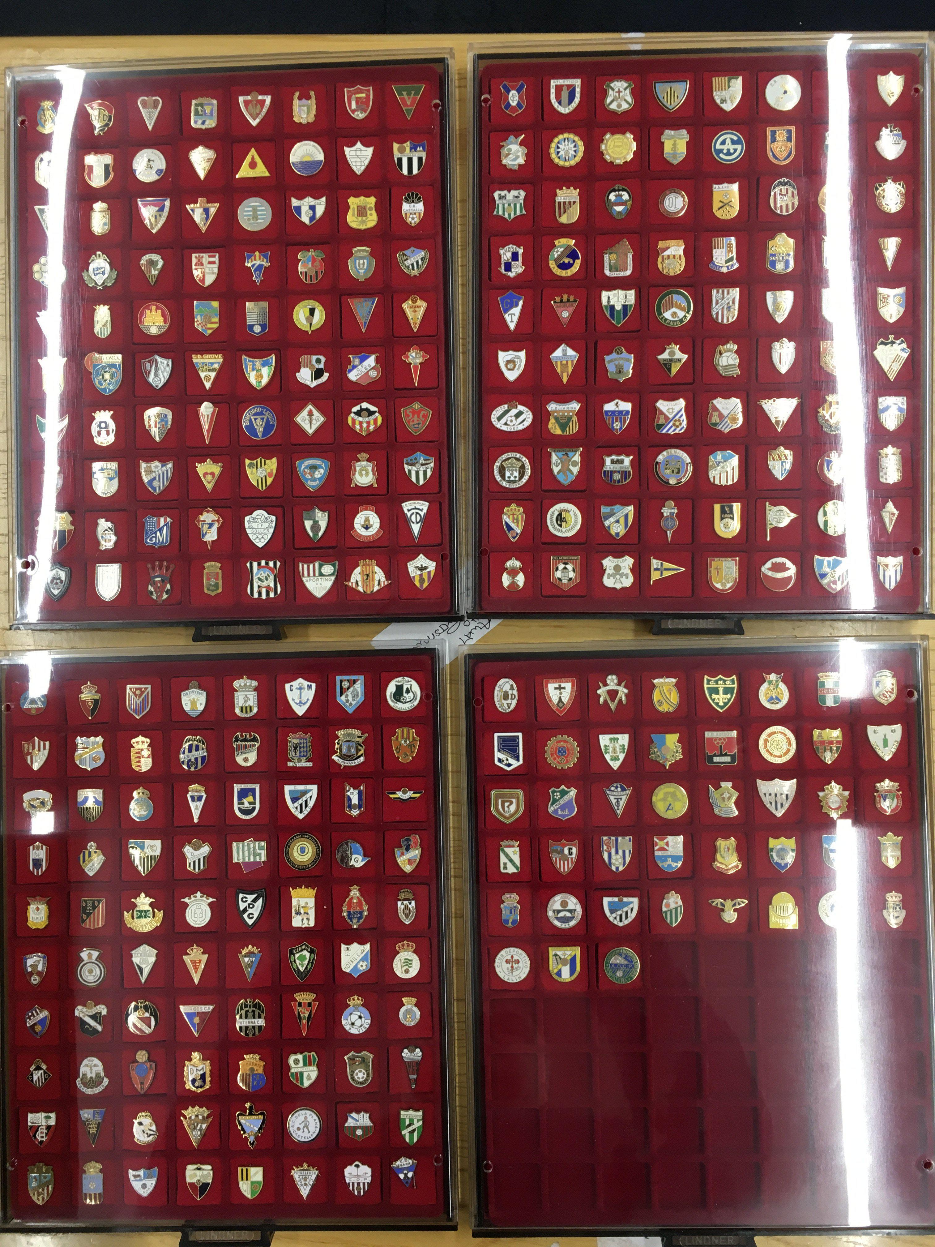 European Football Club Metal Pin Badge Collection: