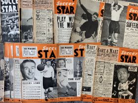 1950s Soccer Star Football Magazines: From January