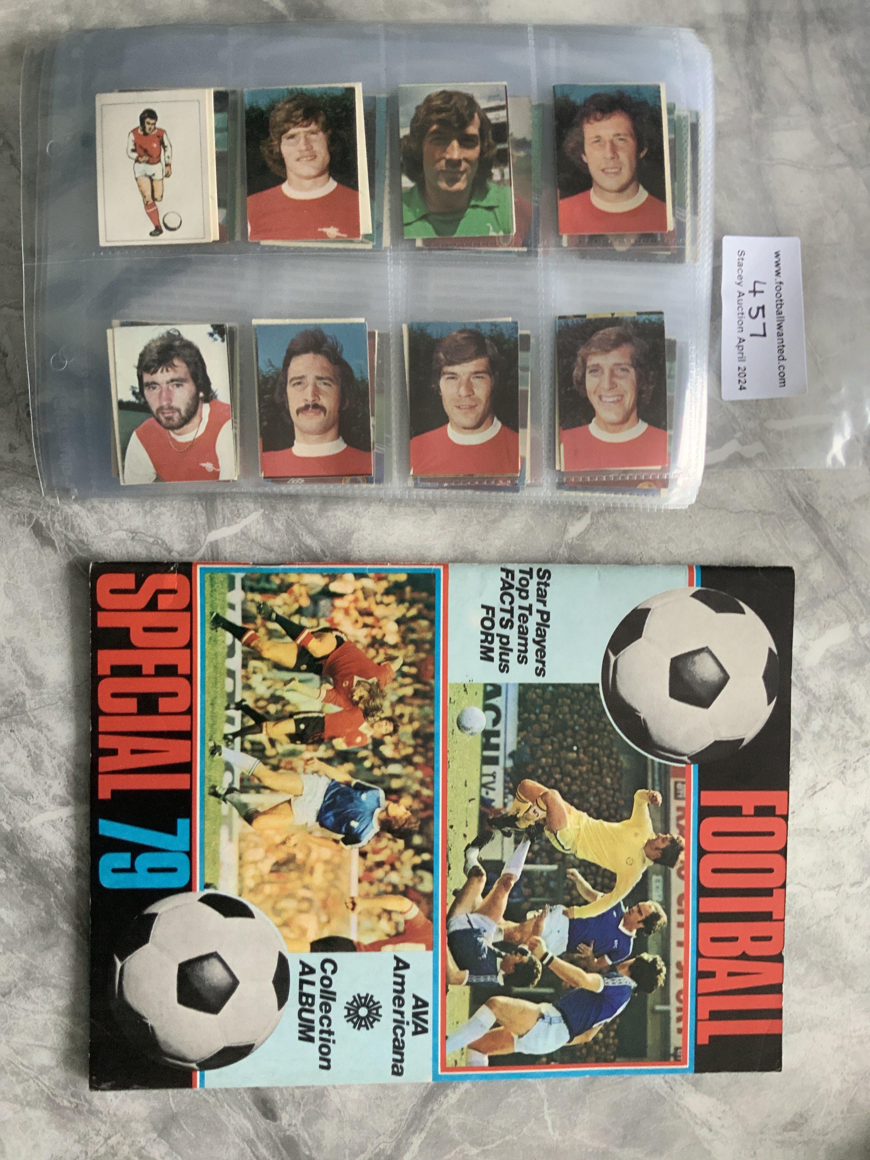 1979 Ava America Set Of English Football Cards: Co