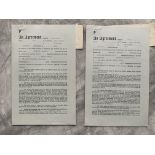 Charlton 62/63 Football Contracts: Original contra