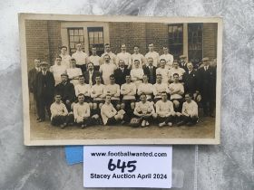 1907 - 1908 Fulham Football Postcard: Very good co