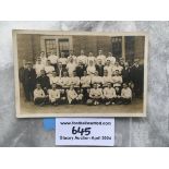 1907 - 1908 Fulham Football Postcard: Very good co