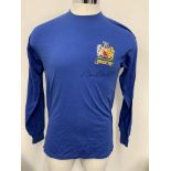 Manchester United Signed Football Shirts: 1968 blu