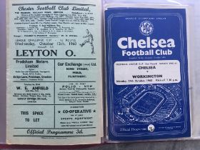 60/61 First Season League Cup Football Programmes: