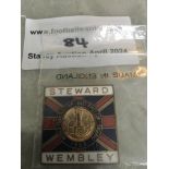 1966 World Cup Stewards Football Badge: Stunning l