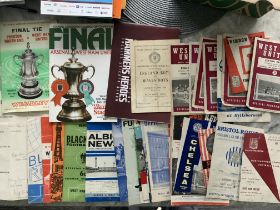 Football Memorabilia Box: Mainly programmes with a