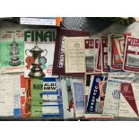 Football Memorabilia Box: Mainly programmes with a