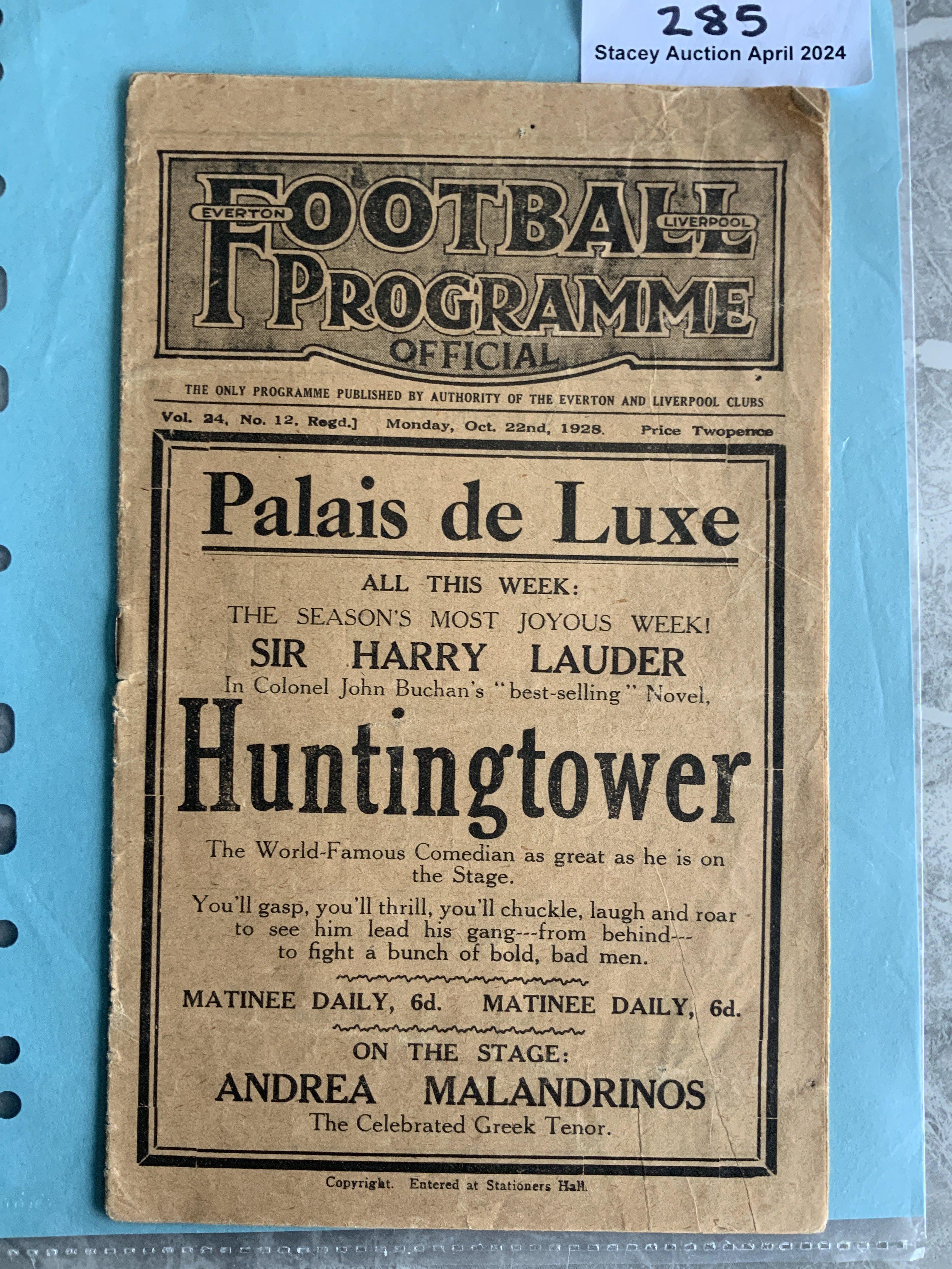 1928 England v Ireland Football Programme: Good co