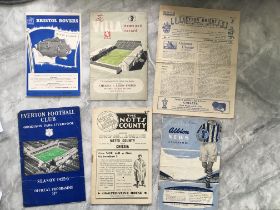 1950s Chelsea Away FA Cup Football Programmes: 51/