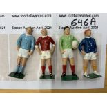 Late 60s Metal Football Figures: Gordon Banks in g