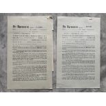 Charlton Late 1950s Football Contracts: Original c