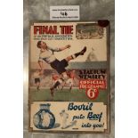 1932 FA Cup Final Football Programme: Arsenal v Ne