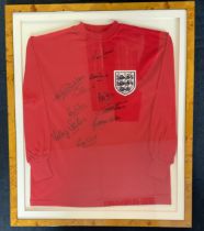 1966 England World Cup Winners Signed Framed Footb
