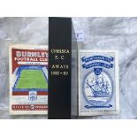 58/59 Chelsea Complete Away Football Programmes: A