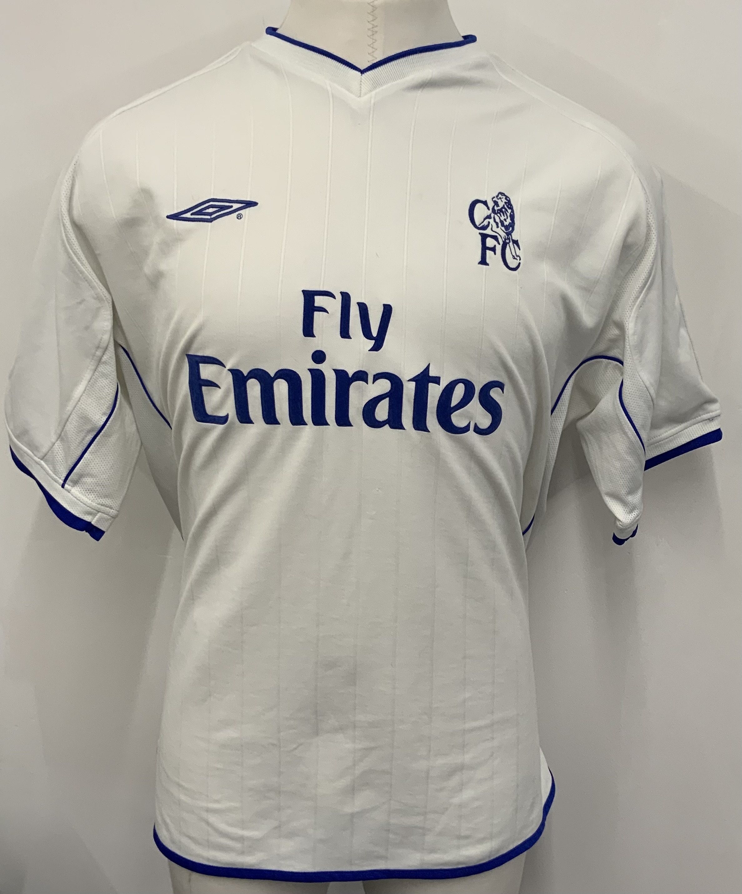 Chelsea 2001 - 2002 UEFA Cup Match Worn Football S - Image 2 of 6