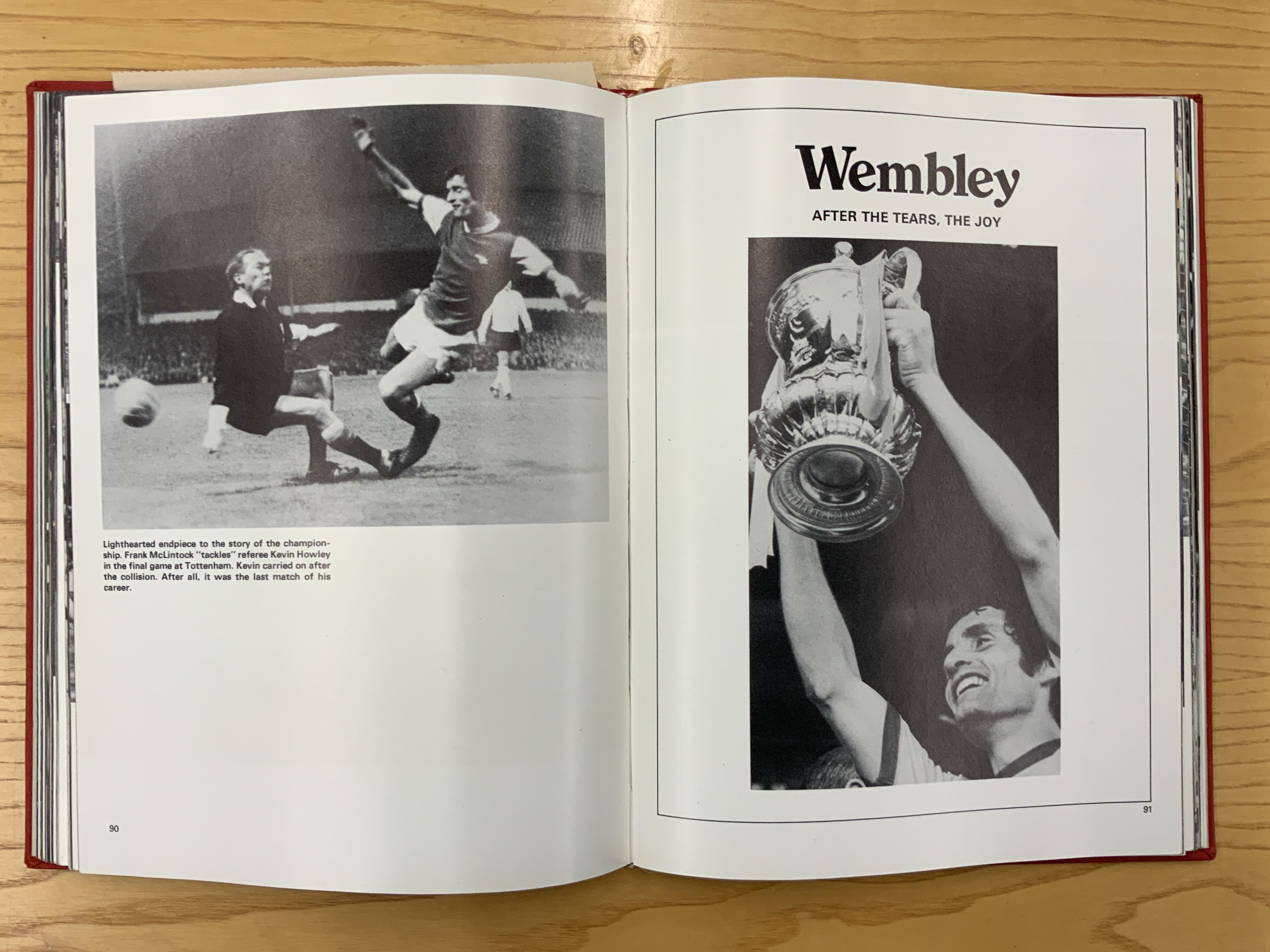 Rare Arsenal 70/71 Double Season Football Book: On - Image 3 of 5