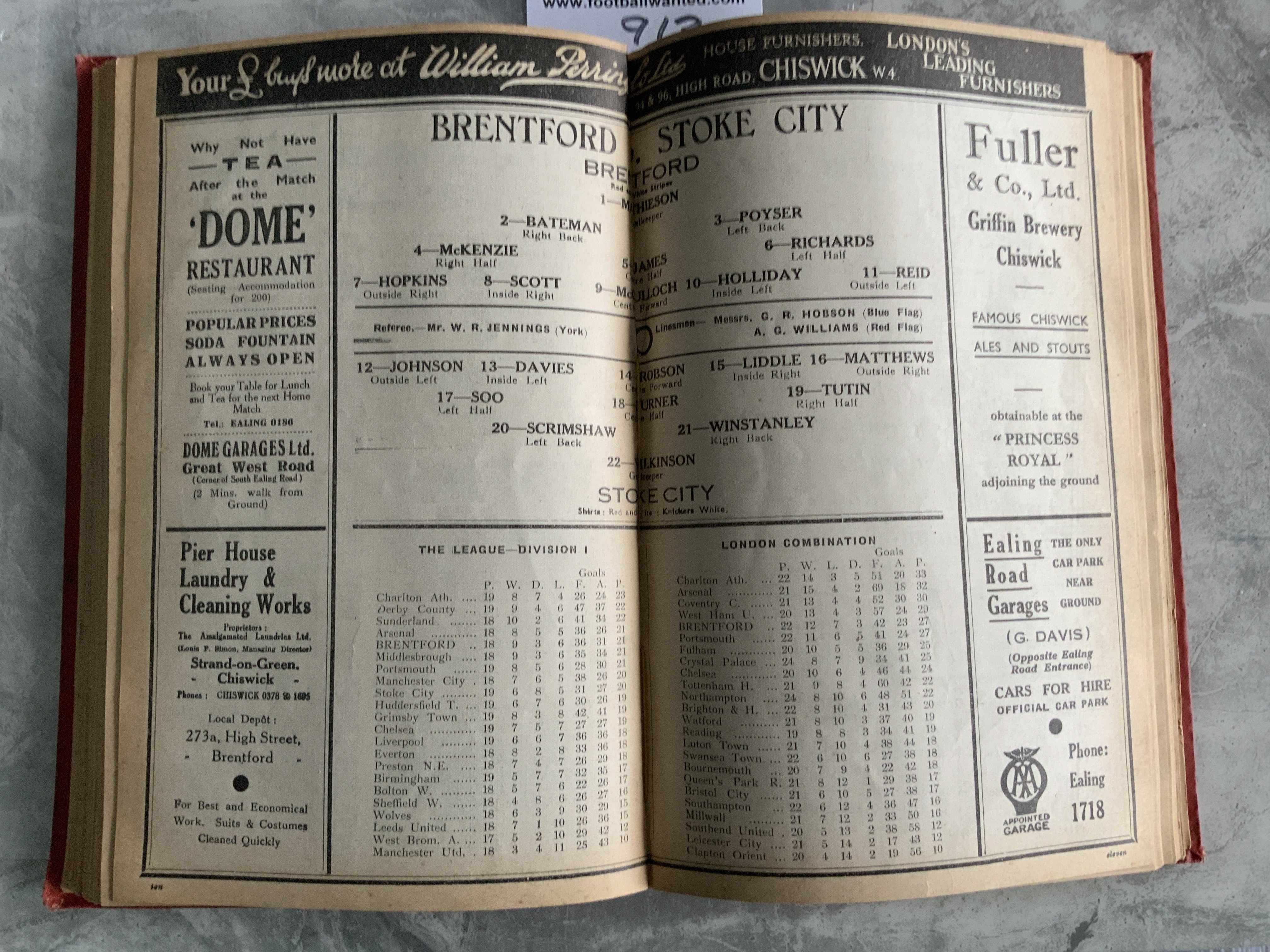 36/37 Brentford Bound Volume Of Football Programme - Image 2 of 3