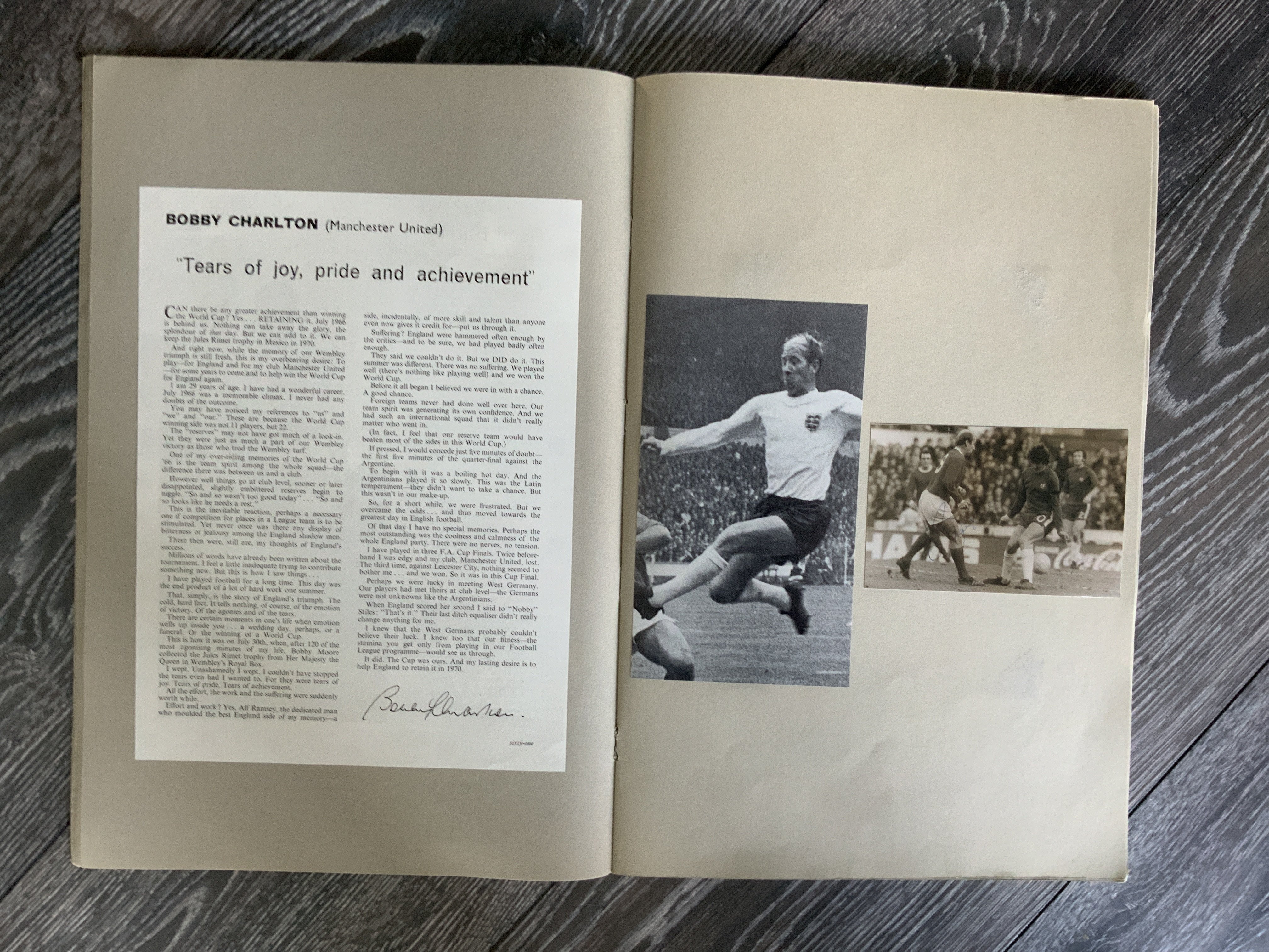 1966 World Cup England Fully Signed Scrapbook: Ori - Image 5 of 5