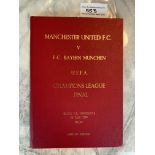 1999 Champions League Final Rare Hardback Football