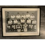 Tottenham 60/61 Double Team Signed Framed Photo: S