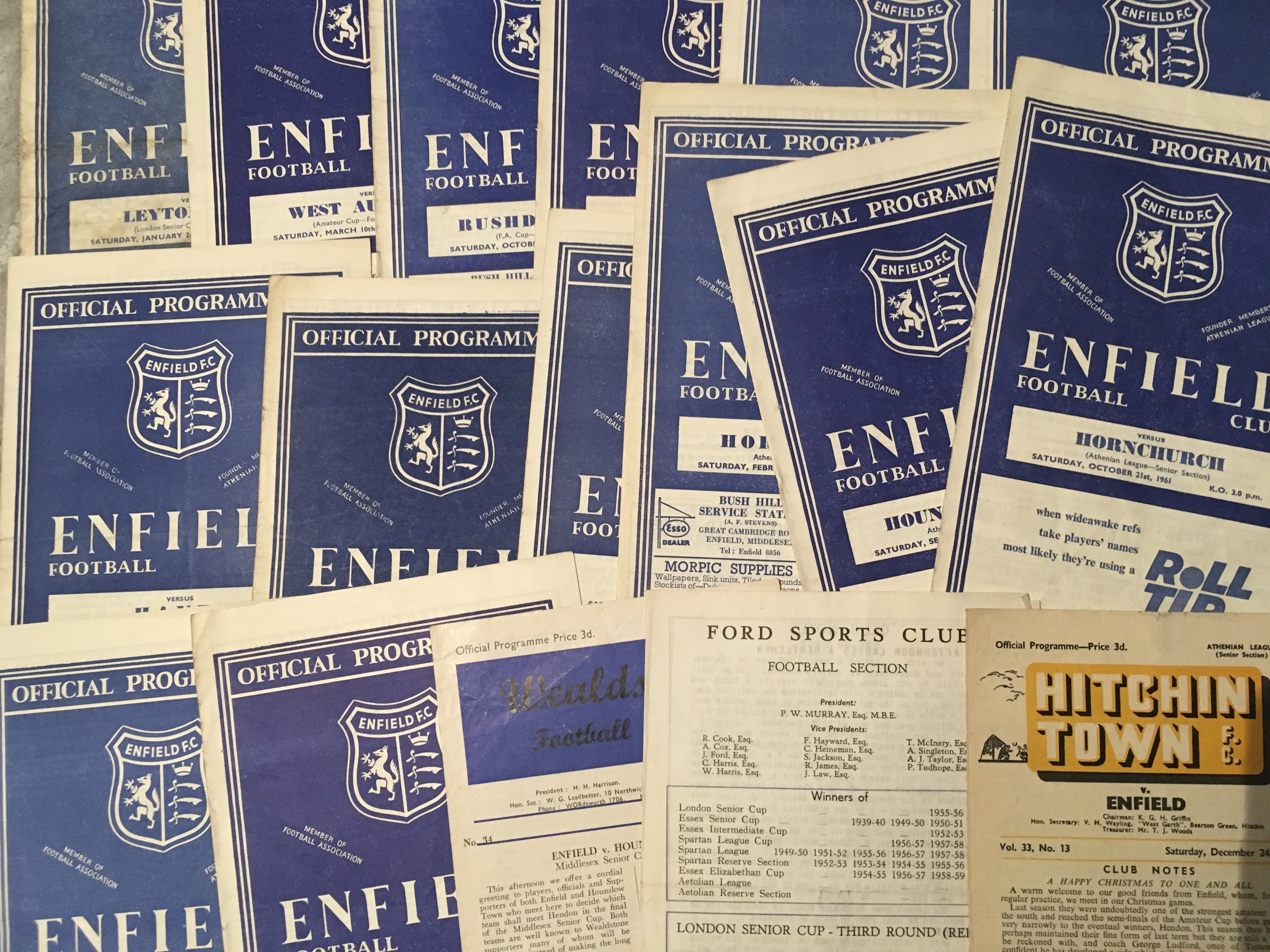 Barnet Enfield + Hendon Football Programmes: Hendo - Image 6 of 6