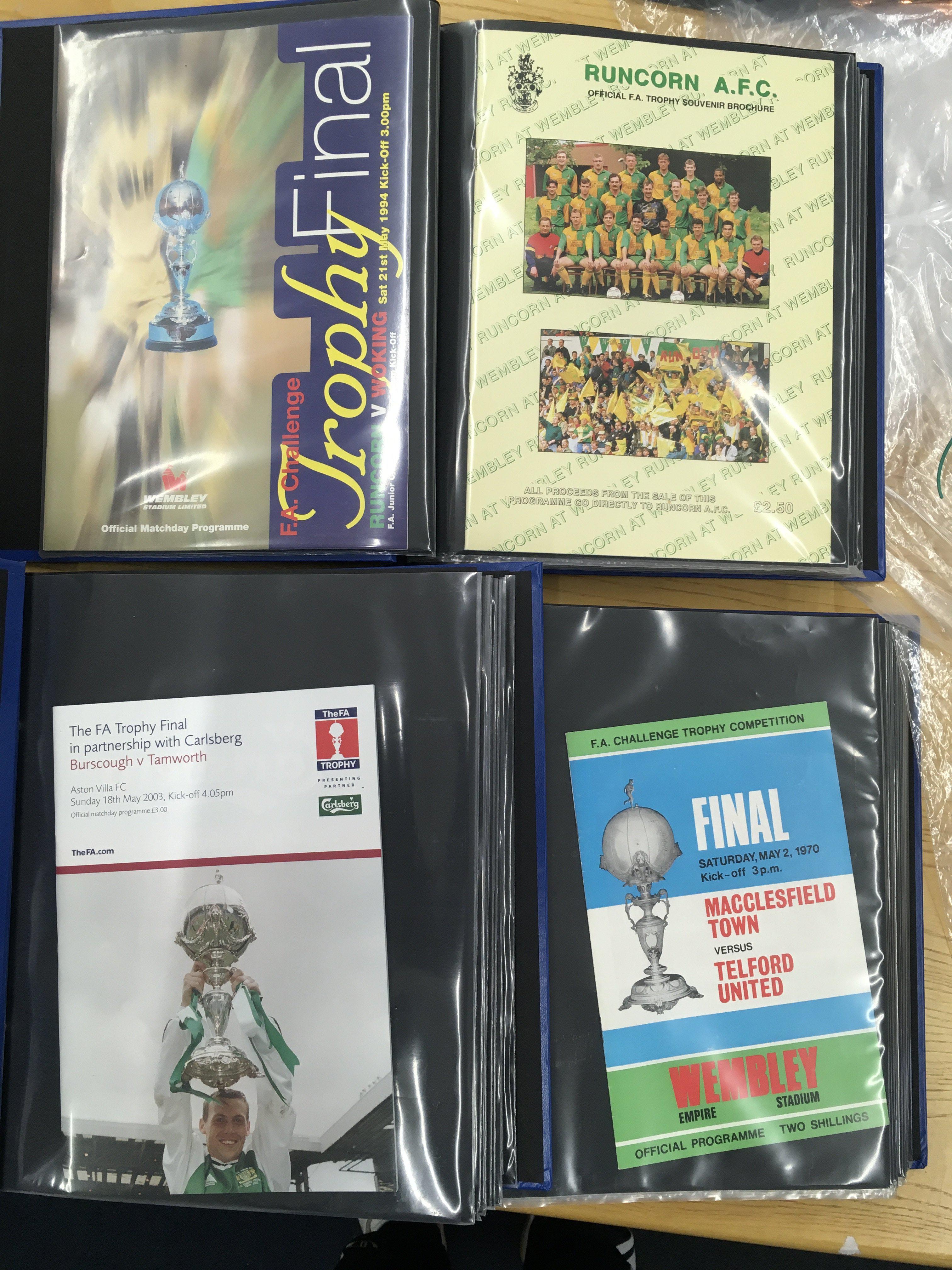 FA Trophy Complete Final Programme Collection: Fro - Image 2 of 2