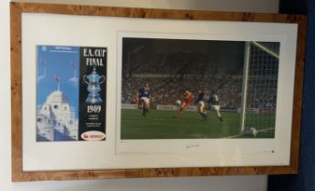 1989 Liverpool FA Cup Final Signed Framed Print: F