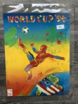 1994 USA Football World Cup Peter Max Advertising