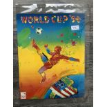 1994 USA Football World Cup Peter Max Advertising
