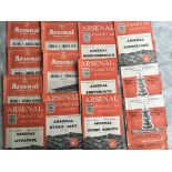 1950s Arsenal Home Football Programmes: Whilst in