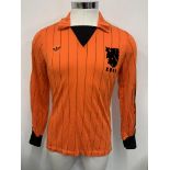 1982 Holland Netherlands Match Worn Football Shirt