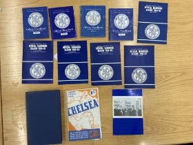 Chelsea Football Handbooks: 53/54 58/59 then 7 fro