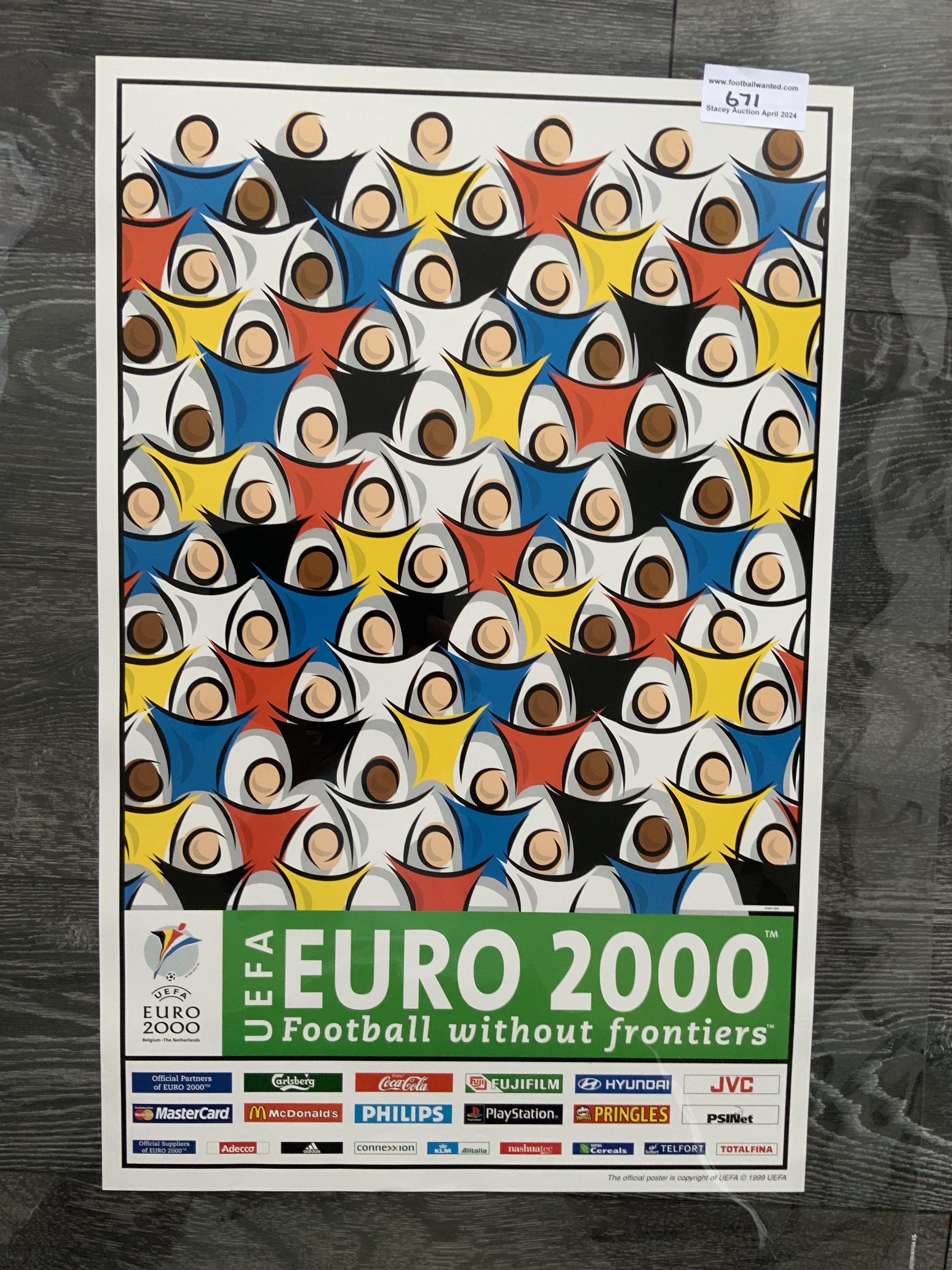 Euro 2000 Football Finals Adverting Poster: Arsena