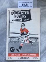 60/61 Doncaster Rovers v Chelsea League Cup Footba
