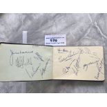 Bobby Charlton Matt Busby + Chelsea Football Autog