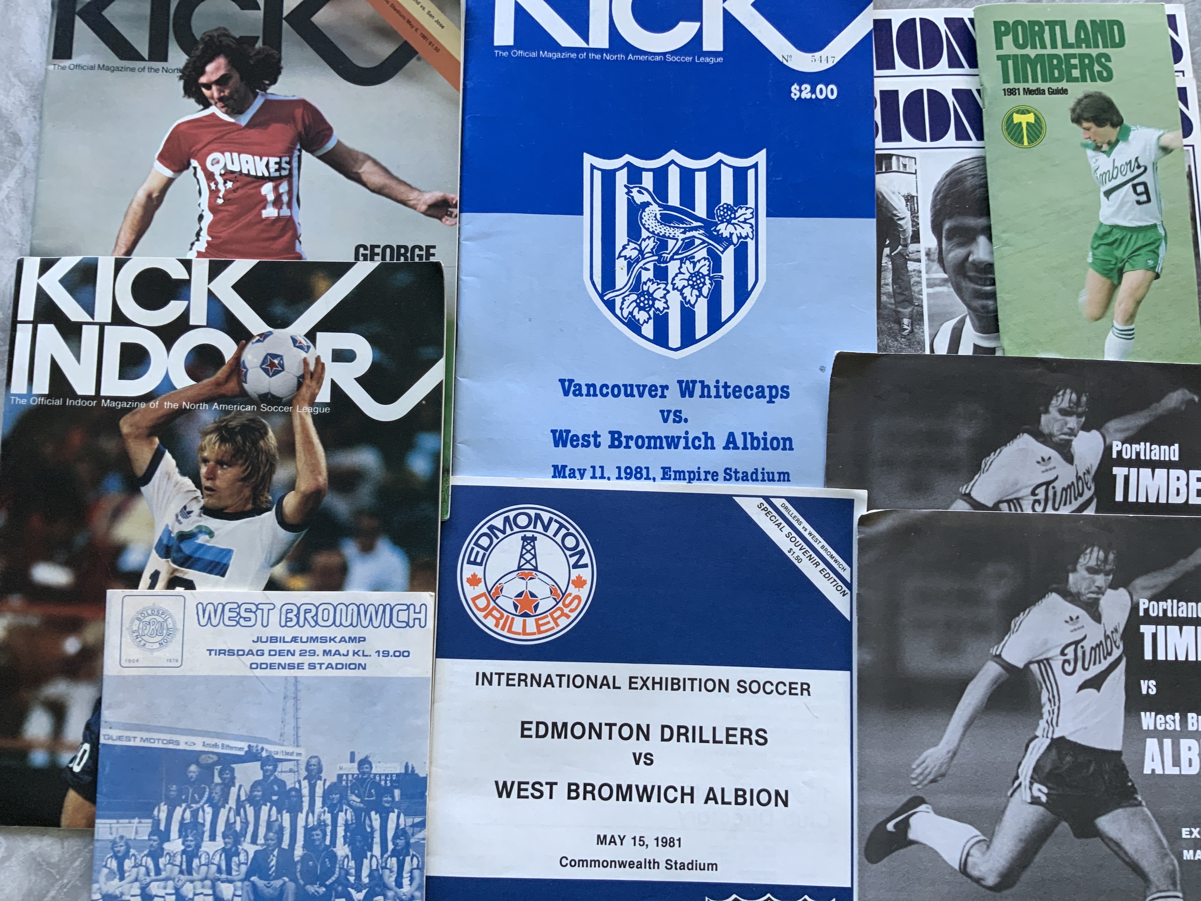 John Wiles West Brom Football Programme Collection